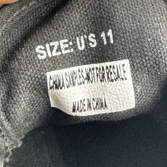 VANS Late Night Hamburger Burger Shoes MENS Size 11 Black Skateboard Sneakers - Picture 10 of 11